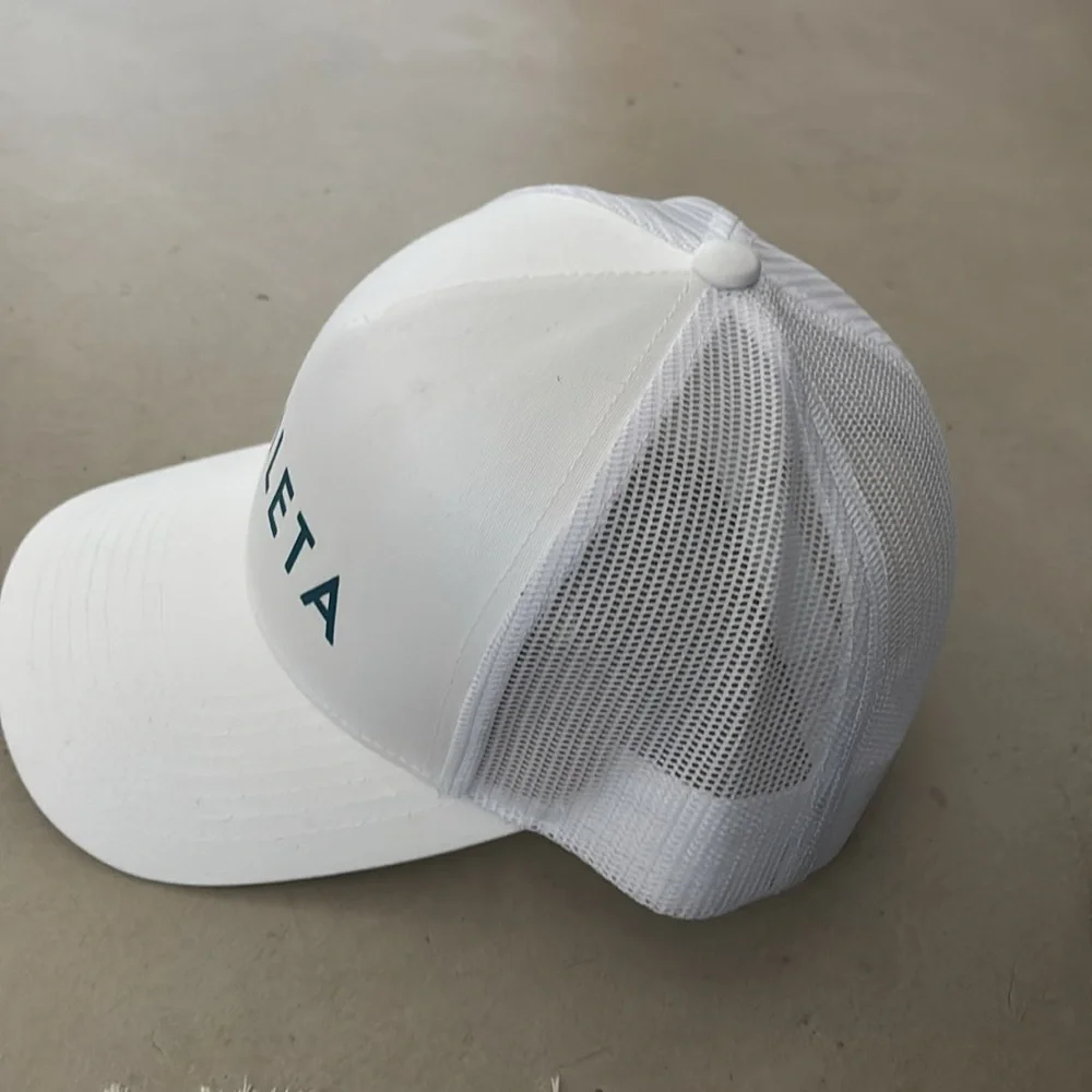 New ATHLETA Trucker Hat Cap, white